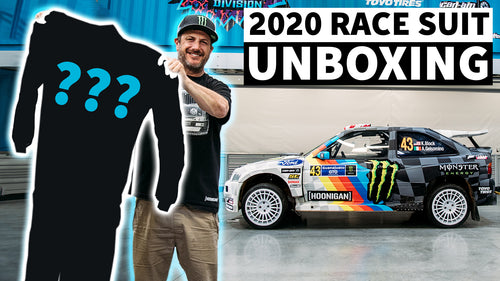 Ken Block Unboxing RARE (1 of 3) Race Suit! PLUS Race Shop Donuts in the Gymkhana Escort