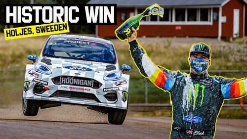 Ken Block Wins First Ever All Electric World Rallycross Race - Projekt E!