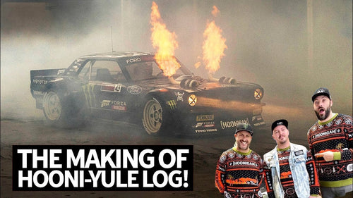 Hooni-Yule Log! The Story Behind Ken Block's 2-Hour Fire Spitting Hoonicorn Yule Log Video